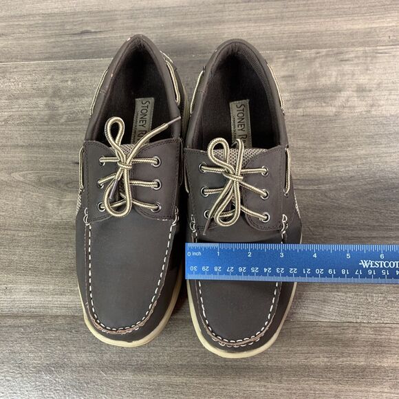 Stoney River Mens Top Sider Boat Shoes Size 8 M Leather Moccasins Casual - Picture 2 of 10